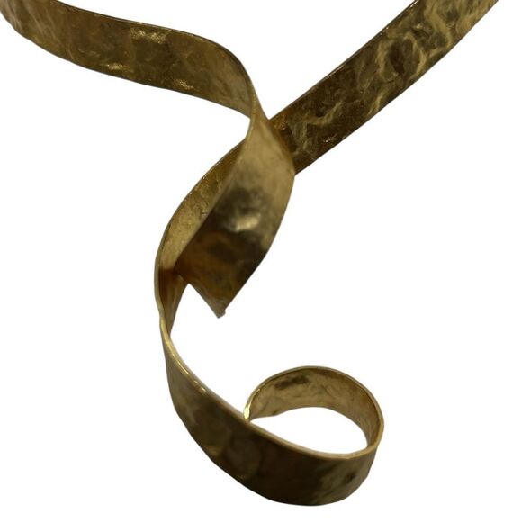 Zara Gold tone Abstract Choker Necklace.NWOT - Picture 6 of 6